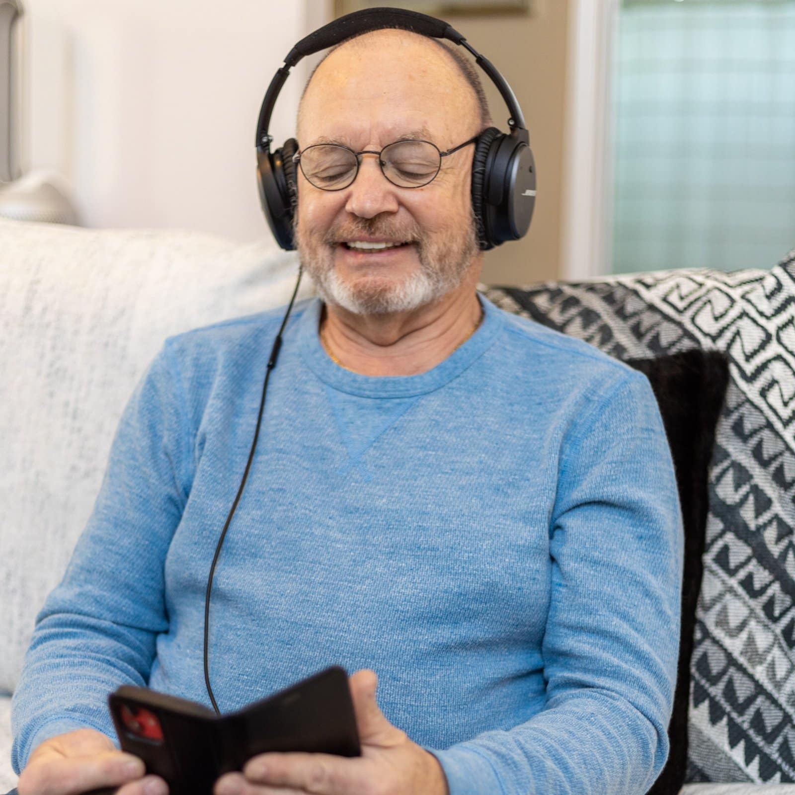 man having a session training